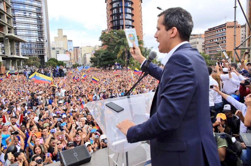 Guaido declaration president Venezuela